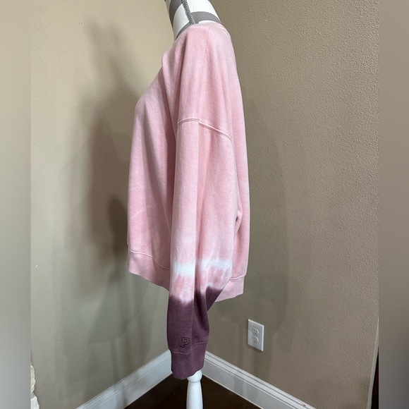 PINK VICTORIA’S SECRET maroon/pink Ombré Sweatshirt - Picture 3 of 6